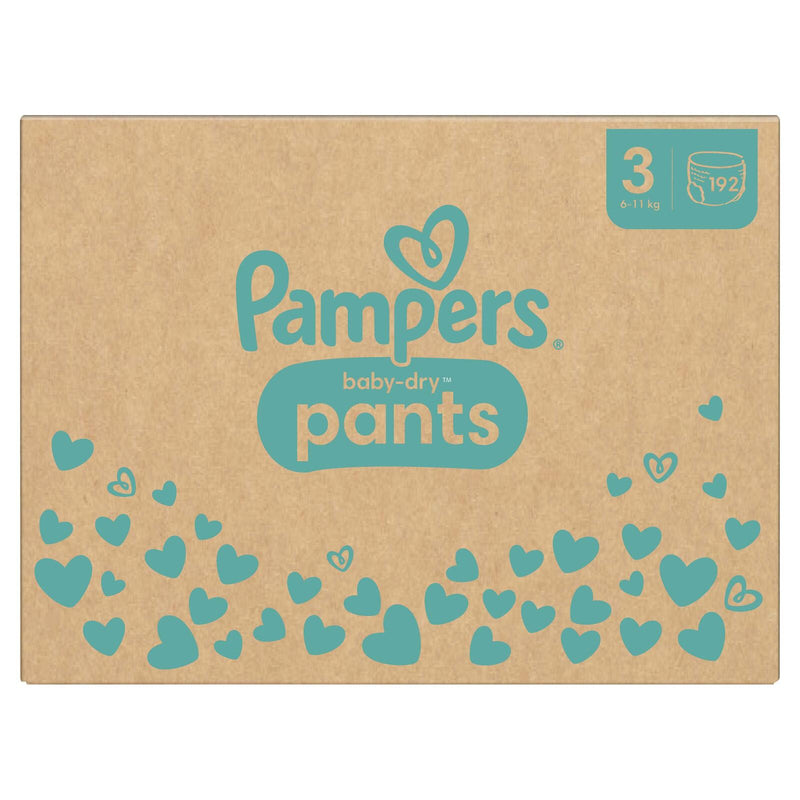 Pampers® Windeln BabyDryPants Größe 3 192ST für Babys und Kleinkinder (4-18 Monate)