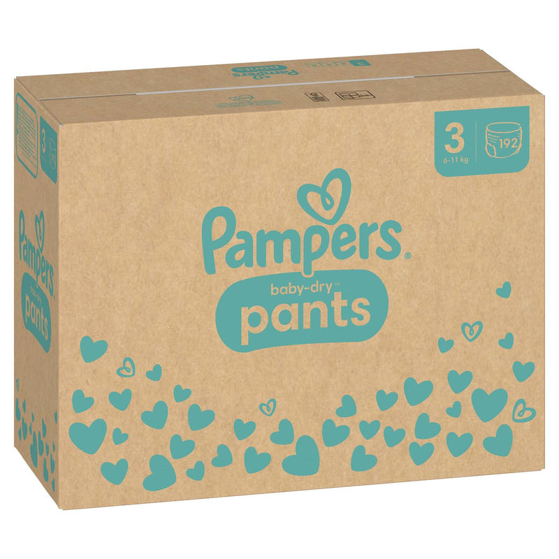 Pampers® Windeln BabyDryPants Größe 3 192ST für Babys und Kleinkinder (4-18 Monate)