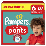 Pampers® Windeln BabyDryPants Größe 6 138ST für Kids und Teens (4-12 Jahre)