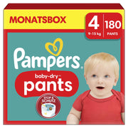 Pampers® Windeln BabyDryPants Größe 4 180ST für Babys und Kleinkinder (4-18 Monate)