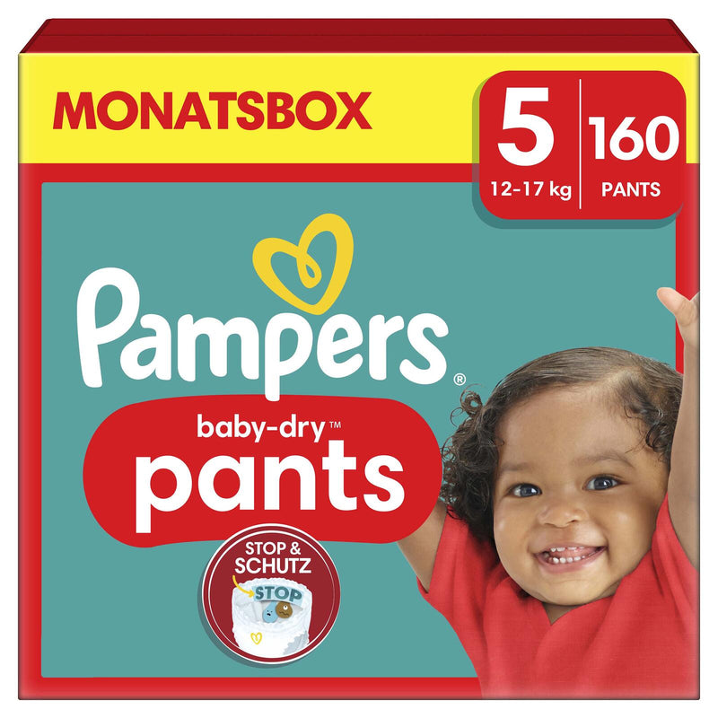 Pampers® Windeln BabyDryPants Größe 5 160ST für Babys und Kleinkinder (4-18 Monate)