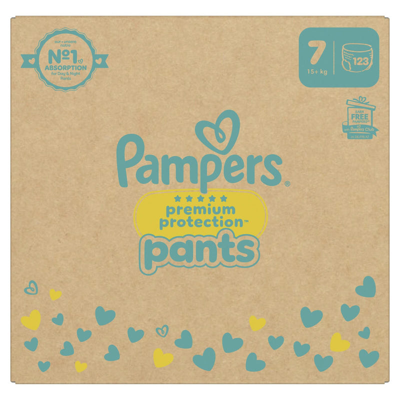 Pampers® Windeln PreProtPants Größe 7 123ST für Kids und Teens (4-12 Jahre)