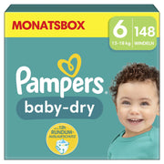 Pampers® Windeln Baby Dry Größe 6 148ST für Kids und Teens (4-12 Jahre)