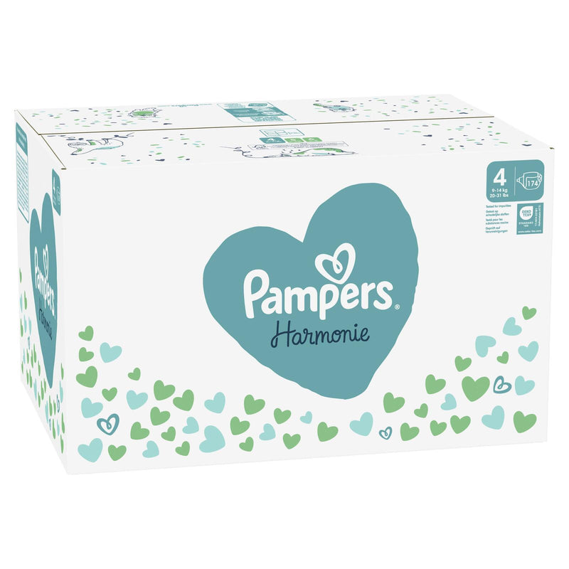 Pampers® Windeln Harmonie Größe 4 174ST für Babys und Kleinkinder (4-18 Monate)