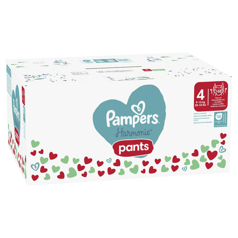 Pampers® Windeln Harmonie™ Größe 4 168ST für Babys und Kleinkinder (4-18 Monate)