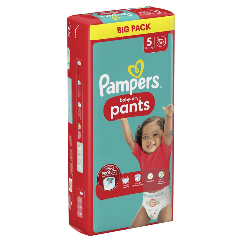 Pampers® Windeln BabyDry Größe 5 54ST für Babys und Kleinkinder (4-18 Monate)