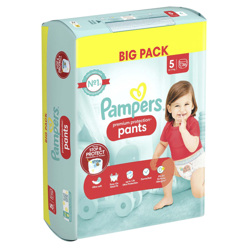 Pampers® Windeln premium protection Größe 5 36ST für Babys und Kleinkinder (4-18 Monate)