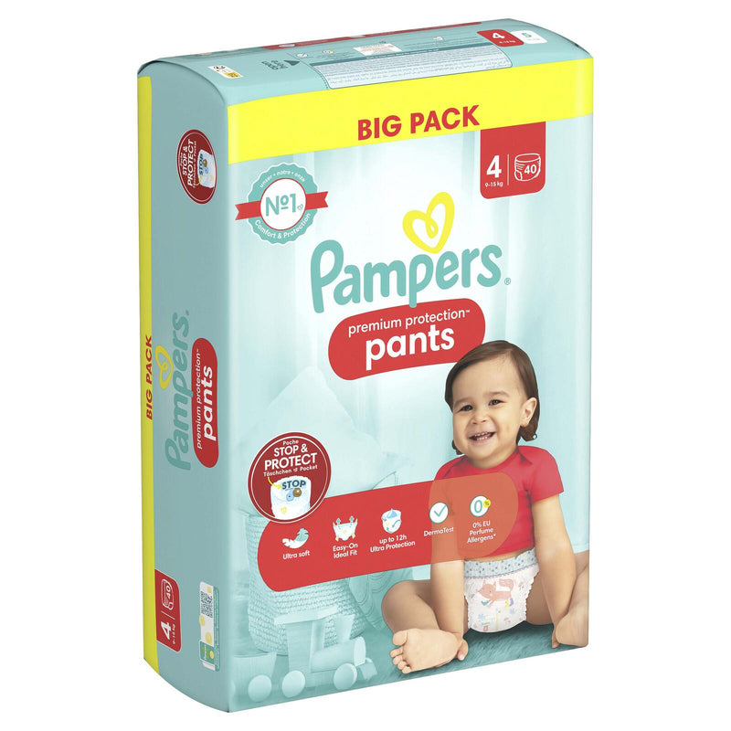 Pampers® Windeln premium protection Größe 4 40ST für Babys und Kleinkinder (4-18 Monate)
