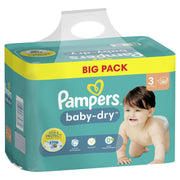 Pampers® Windeln Baby Dry Größe 3 80ST für Babys und Kleinkinder (4-18 Monate)