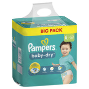 Pampers® Windeln Baby Dry Größe 6 52ST für Kids und Teens (4-12 Jahre)