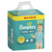 Pampers® Windeln Baby Dry Größe 7 50ST für Kids und Teens (4-12 Jahre)