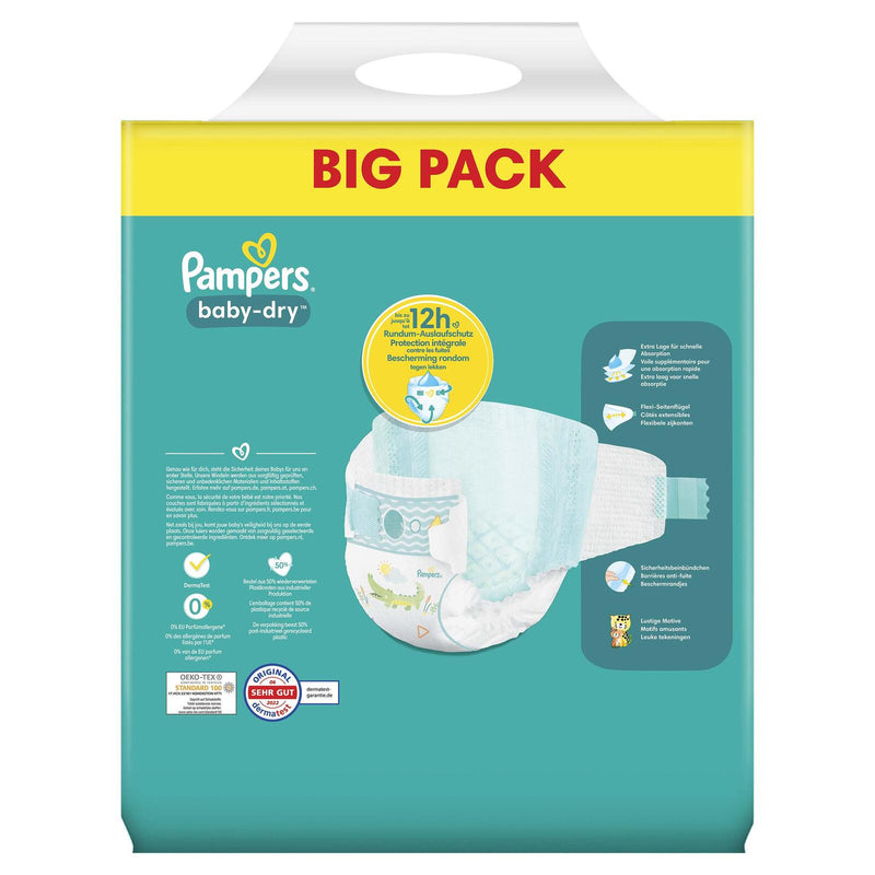 Pampers® Windeln Baby Dry Größe 7 50ST für Kids und Teens (4-12 Jahre)