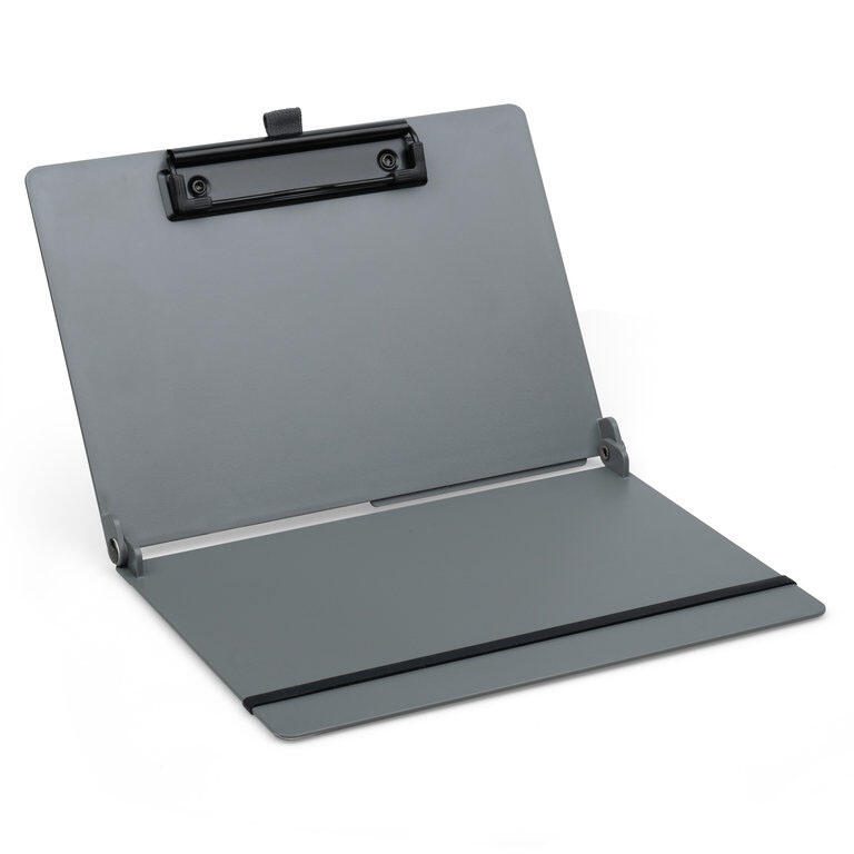 sax design Klemmbrett 2-750-01 DIN A5 auf DIN A4 grau Kunststoff