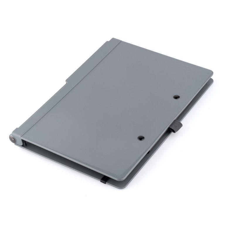 sax design Klemmbrett 2-750-01 DIN A5 auf DIN A4 grau Kunststoff