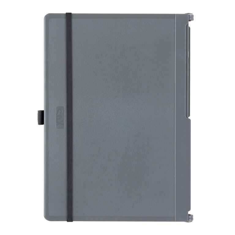 sax design Klemmbrett 2-750-01 DIN A5 auf DIN A4 grau Kunststoff