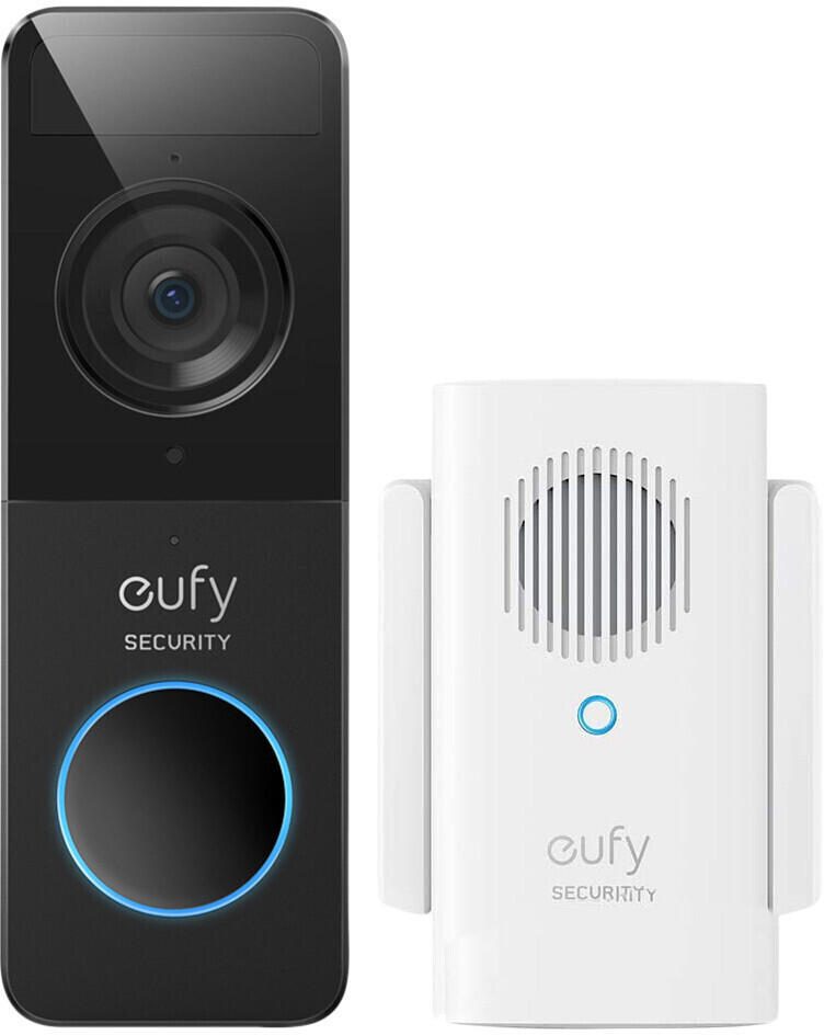 eufy 1080p Video-Türklingel mit Akku schwarz