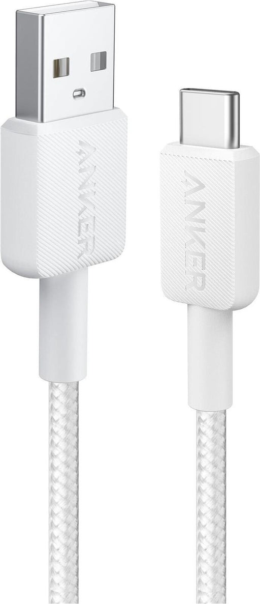 Anker 322 USB-A to USB-C Cable Nylon, 1.8M, White