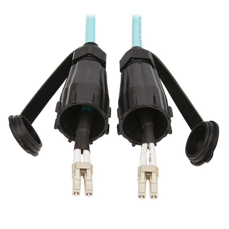 Eaton Tripp Lite Series 10Gb Rigid Industrial Duplex Multimode 50/125 OM3 Fiber Patch Kabel (LC/LC) - IP68, 10 m