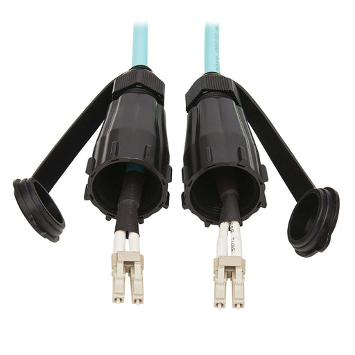 Eaton Tripp Lite Series 10Gb Rigid Industrial Duplex Multimode 50/125 OM3 Fiber Patch Kabel (LC/LC) - IP68, 10 m