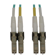 Eaton Tripp Lite Series 400G Multimode 50/125 OM3 Switchable Fiber Optic Kabel (Duplex LC-PC Stecker/Stecker), 5 m