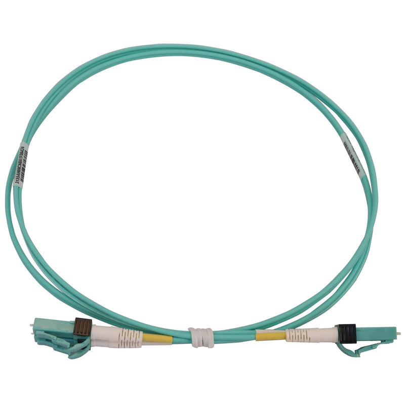 Eaton Tripp Lite Series 400G Multimode 50/125 OM4 Switchable Fiber Optic Kabel (Duplex LC-PC Stecker/Stecker), 1 m