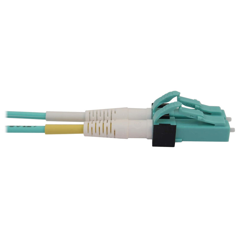 Eaton Tripp Lite Series 400G Multimode 50/125 OM4 Switchable Fiber Optic Kabel (Duplex LC-PC Stecker/Stecker), 1 m