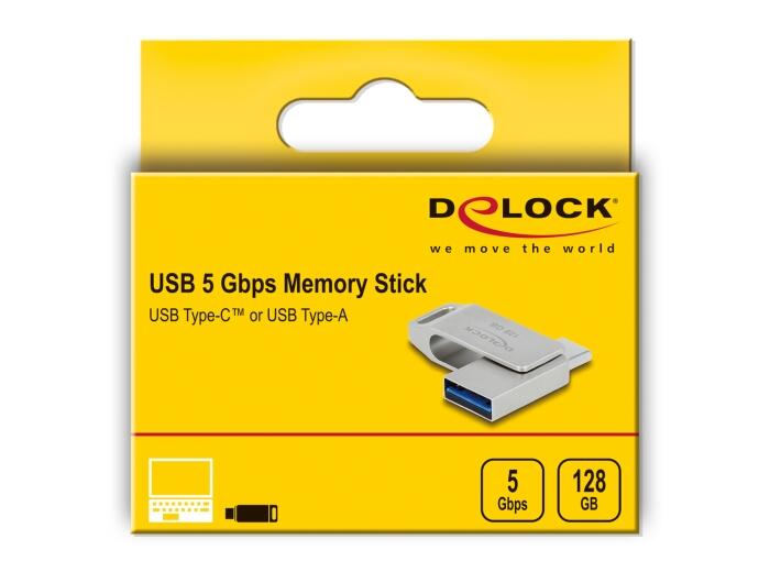 DeLOCK USB-Stick - 128 GB