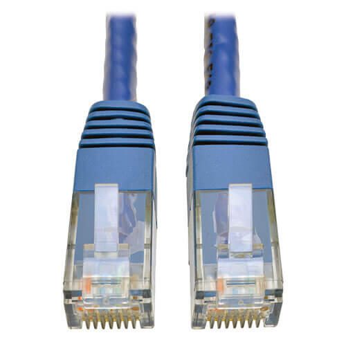 Eaton Tripp Lite Series Cat6 Gigabit Molded (UTP) Ethernet Kabel (RJ45 Stecker/Stecker), Blau, 5 ft. (1.52 m)