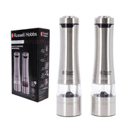 Russell Hobbs Salz und Pfeffer Mühle elektrisch 2er Set Edelstahl