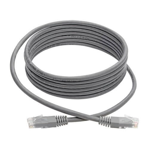 Eaton Tripp Lite Series Cat6 Gigabit Molded (UTP) Ethernet Kabel (RJ45 Stecker/Stecker), PoE, Grau, 10 ft. (3.05 m)