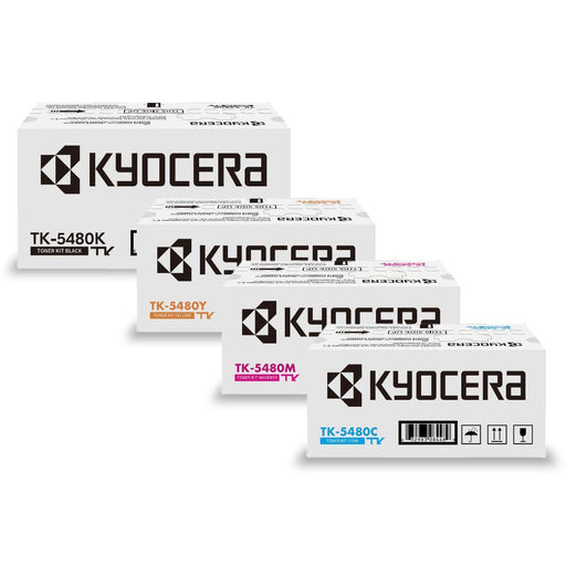 Kyocera Original TK-5480 Toner - 4er Multipack cyan, magenta, gelb, schwarz