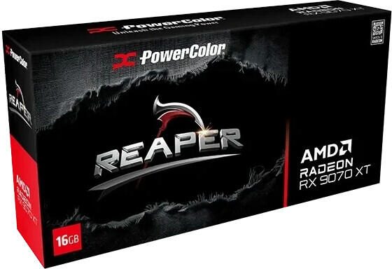 Powercolor Grafikkarte AMD Radeon RX 9070 XT Reaper 16GB GDDR6