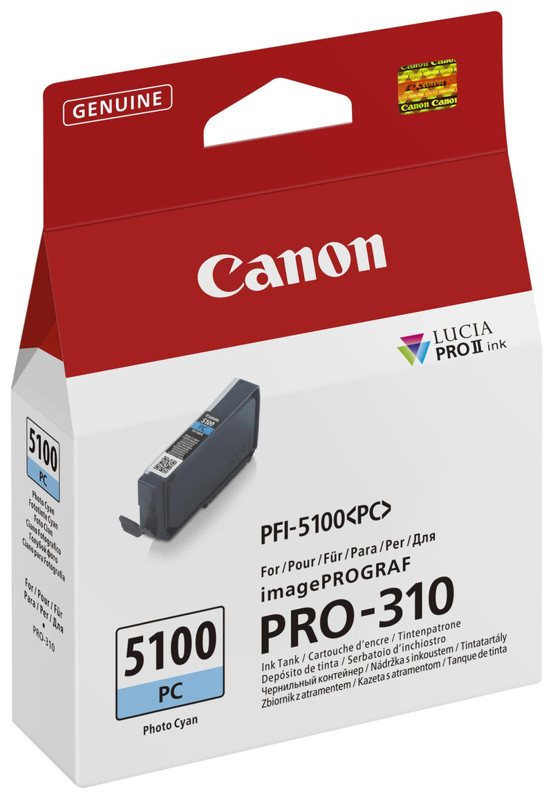 Canon Original PFI-5100 PC Druckerpatrone - Foto cyan 6956C001