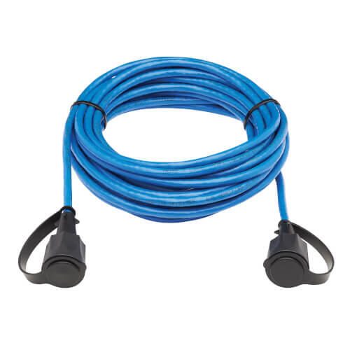 Eaton Tripp Lite Series Industrial Cat6 UTP Ethernet Kabel (RJ45 Stecker/Stecker), 100W PoE, CMR-LP, IP68, Blue, 23 ft.