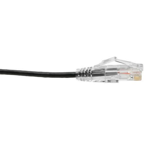 Eaton Tripp Lite Series Cat6 Gigabit Snagless Slim UTP Ethernet Kabel (RJ45 Stecker/Stecker), Schwarz, 5 ft. (1.52 m)