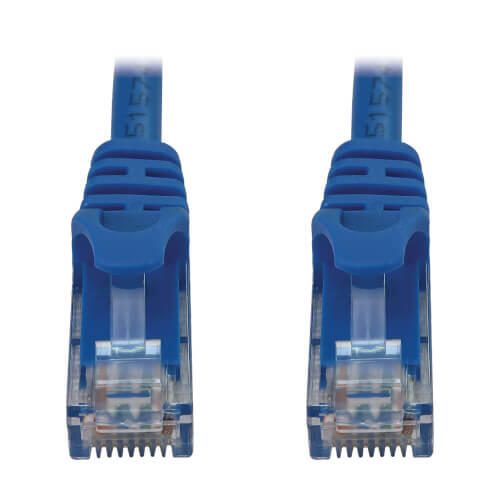 Eaton Tripp Lite Series Cat6a 10G Snagless Molded UTP Ethernet Kabel (RJ45 Stecker/Stecker), PoE, Blue, 6 ft. (1.8 m)