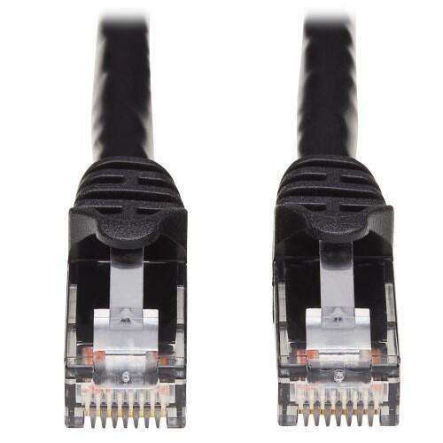 Eaton Tripp Lite Series Cat6a 10G Snagless UTP Ethernet Kabel (RJ45 Stecker/Stecker), Schwarz, 25 ft. (7.62 m)