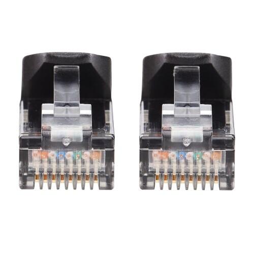 Eaton Tripp Lite Series Cat6a 10G Snagless UTP Ethernet Kabel (RJ45 Stecker/Stecker), Schwarz, 25 ft. (7.62 m)
