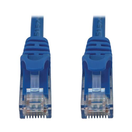 Eaton Tripp Lite Series Cat6a 10G Snagless Molded UTP Ethernet Kabel (RJ45 Stecker/Stecker), PoE, Blue, 100 ft. (30.5 m)