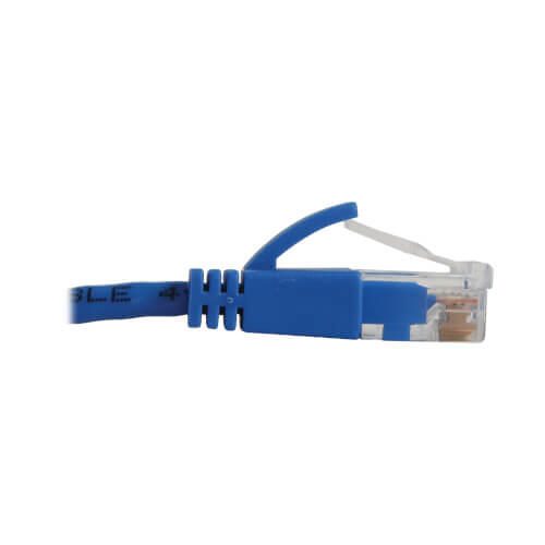 Eaton Tripp Lite Series Cat6a 10G Snagless Molded Slim UTP Ethernet Kabel (RJ45 Stecker/Stecker), PoE, Blue, 7 ft. (2.1
