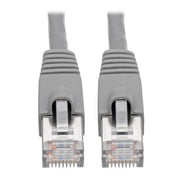 Eaton Tripp Lite Series Cat6a 10G Snagless Shielded STP Ethernet Kabel (RJ45 Stecker/Stecker), PoE, Gray, 2 ft. (0.61 m)