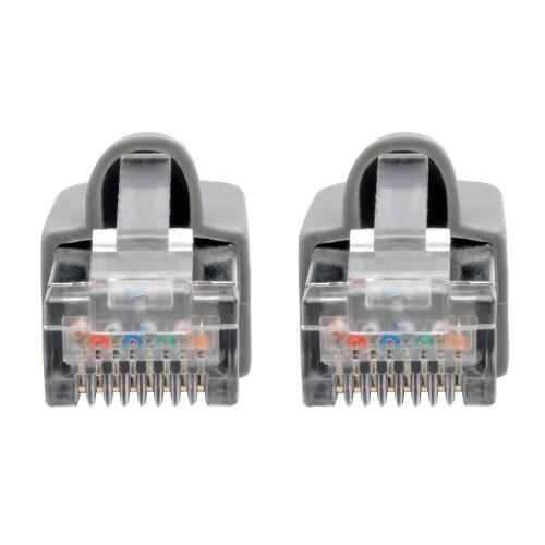 Eaton Tripp Lite Series Cat6a 10G Snagless Shielded STP Ethernet Kabel (RJ45 Stecker/Stecker), PoE, Gray, 2 ft. (0.61 m)