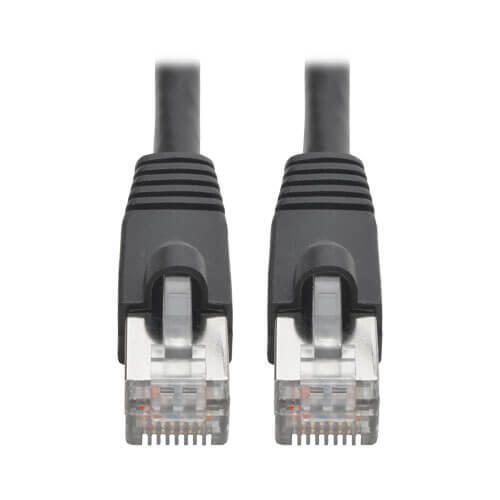 Eaton Tripp Lite Series Cat6a 10G Snagless Shielded STP Ethernet Kabel (RJ45 Stecker/Stecker), PoE, Schwarz, 3 ft. (0.91