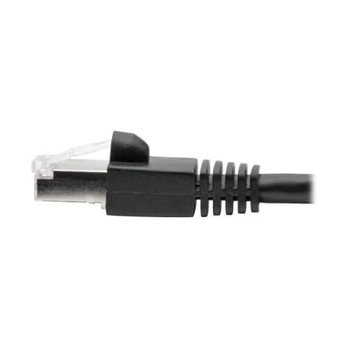 Eaton Tripp Lite Series Cat6a 10G Snagless Shielded STP Ethernet Kabel (RJ45 Stecker/Stecker), PoE, Schwarz, 3 ft. (0.91