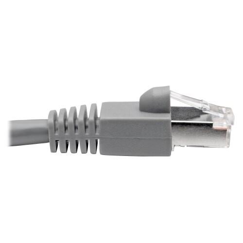 Eaton Tripp Lite Series Cat6a 10G Snagless Shielded STP Ethernet Kabel (RJ45 Stecker/Stecker), PoE, Gray, 6 ft. (1.83 m)