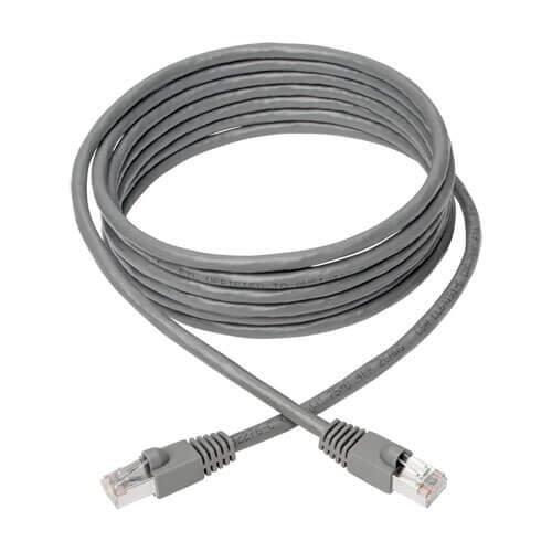 Eaton Tripp Lite Series Cat6a 10G Snagless Shielded STP Ethernet Kabel (RJ45 Stecker/Stecker), PoE, Gray, 10 ft. (3.05 m