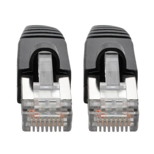 Eaton Tripp Lite Series Cat6a 10G Snagless Shielded STP Ethernet Kabel (RJ45 Stecker/Stecker), PoE, Schwarz, 15 ft. (4.5