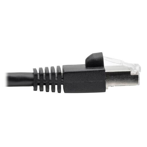 Eaton Tripp Lite Series Cat6a 10G Snagless Shielded STP Ethernet Kabel (RJ45 Stecker/Stecker), PoE, Schwarz, 15 ft. (4.5