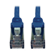 Eaton Tripp Lite Series Cat6a 10G Snagless Shielded Slim STP Ethernet Kabel (RJ45 Stecker/Stecker), PoE, Blue, 5 ft. (1.