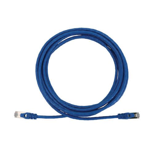 Eaton Tripp Lite Series Cat6a 10G Snagless Shielded Slim STP Ethernet Kabel (RJ45 Stecker/Stecker), PoE, Blue, 10 ft. (3
